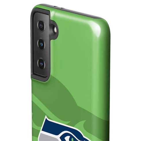 NFL Seattle Seahawks Double Vision Galaxy S21 Plus 5G Pro Case