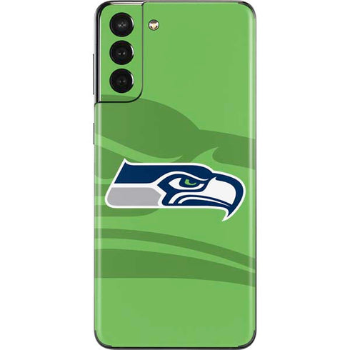 NFL Seattle Seahawks Double Vision Galaxy S21 Plus 5G Skin