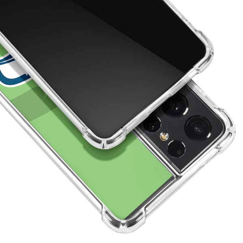 NFL Seattle Seahawks Double Vision Galaxy S21 Ultra 5G Clear Case