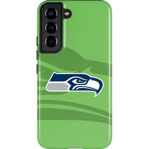 NFL Seattle Seahawks Double Vision Galaxy S22 Pro Case