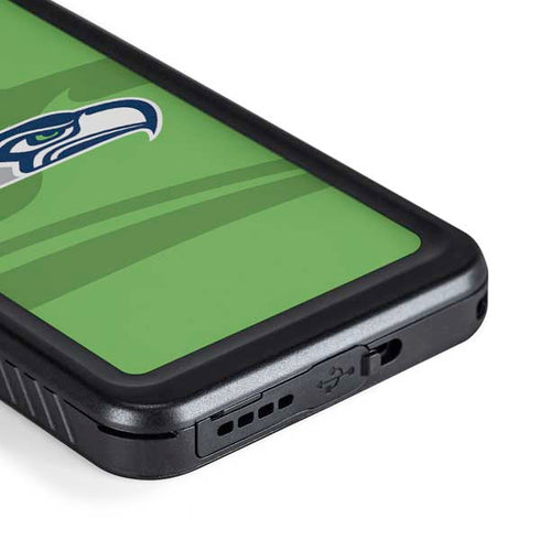 NFL Seattle Seahawks Double Vision Galaxy S23 Plus Waterproof Case