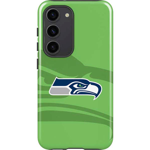 NFL Seattle Seahawks Double Vision Galaxy S23 Pro Case