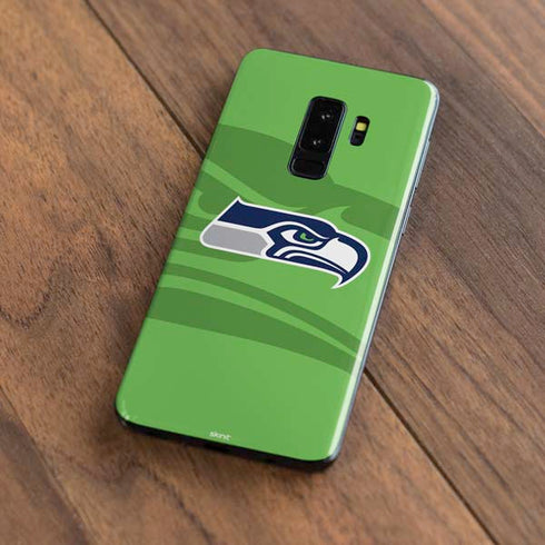 NFL Seattle Seahawks Double Vision Galaxy S9 Plus Skin