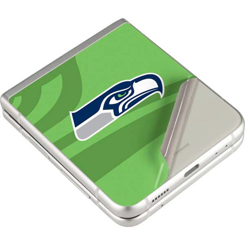 NFL Seattle Seahawks Double Vision Galaxy Z Flip3 5G Skin