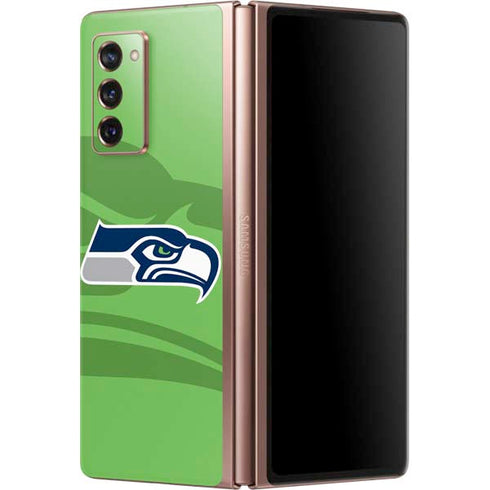 NFL Seattle Seahawks Double Vision Galaxy Z Fold2 5G Skin