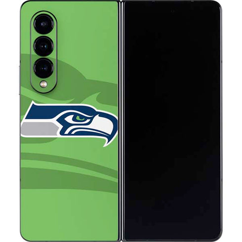 NFL Seattle Seahawks Double Vision Galaxy Z Fold4 5G Skin