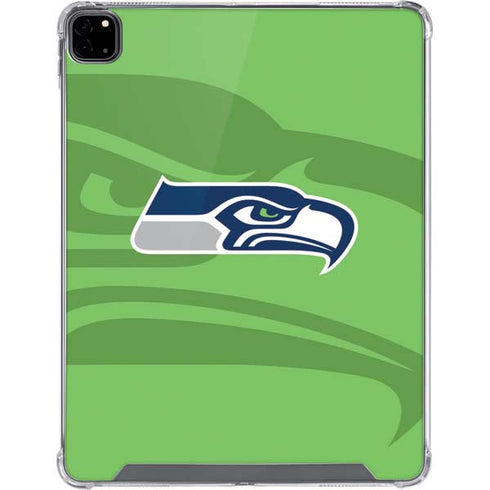 NFL Seattle Seahawks Double Vision iPad Pro 12.9in (2020) Clear Case