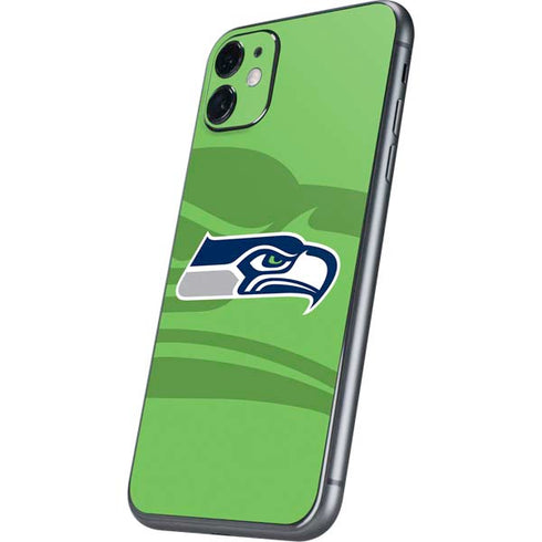 NFL Seattle Seahawks Double Vision iPhone 11 Skin