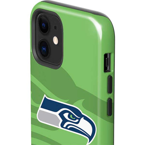NFL Seattle Seahawks Double Vision iPhone 12 Impact Case