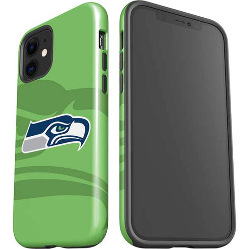 NFL Seattle Seahawks Double Vision iPhone 12 Impact Case