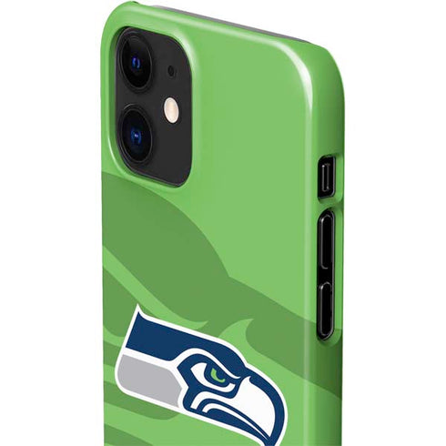 NFL Seattle Seahawks Double Vision iPhone 12 Mini Lite Case