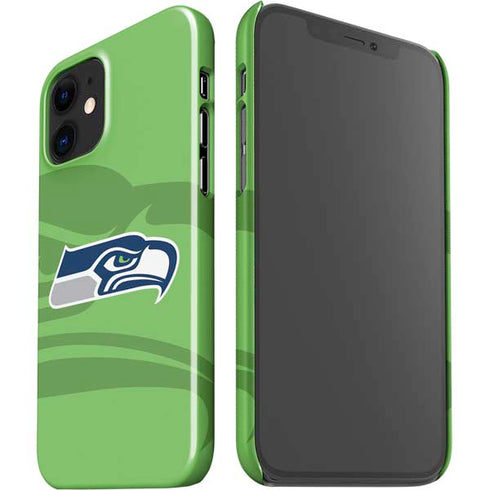 NFL Seattle Seahawks Double Vision iPhone 12 Mini Lite Case