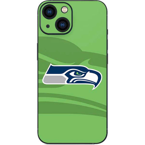 NFL Seattle Seahawks Double Vision iPhone 13 Mini Skin