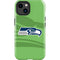 NFL Seattle Seahawks Double Vision iPhone 15 Plus Impact Case
