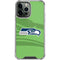 NFL Seattle Seahawks Double Vision iPhone 14 Pro Max Clear Case