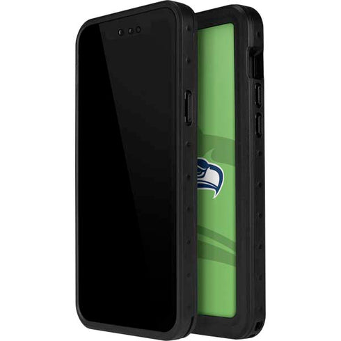 NFL Seattle Seahawks Double Vision iPhone 15 Plus Waterproof Case