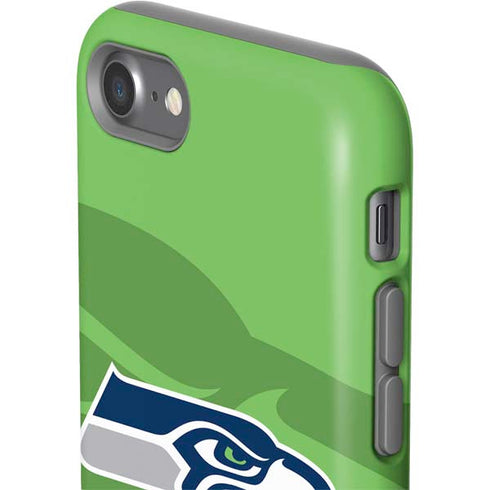 NFL Seattle Seahawks Double Vision iPhone SE (2nd & 3rd Gen) Pro Case