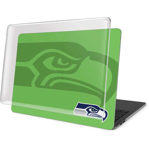 NFL Seattle Seahawks Double Vision MacBook Pro 13in (2020) Case plus Skin