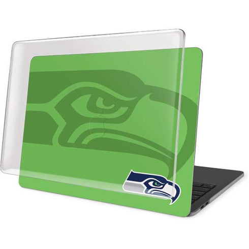 NFL Seattle Seahawks Double Vision MacBook Pro 15in (2016-19) Case plus Skin