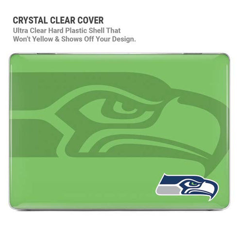 NFL Seattle Seahawks Double Vision MacBook Pro 16in (2021-25) Case plus Skin