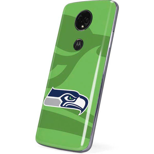 NFL Seattle Seahawks Double Vision Moto E5 Plus Skin