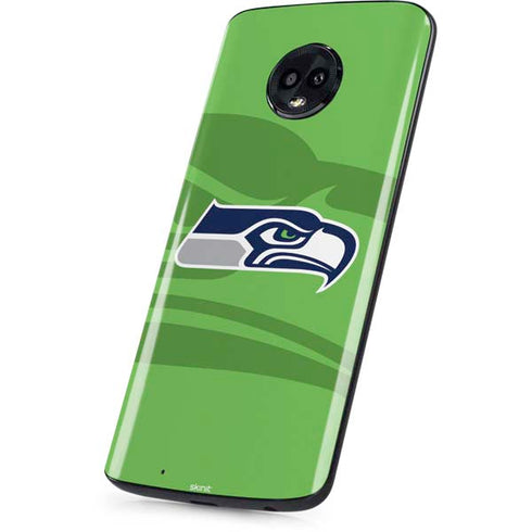 NFL Seattle Seahawks Double Vision Moto G6 Skin