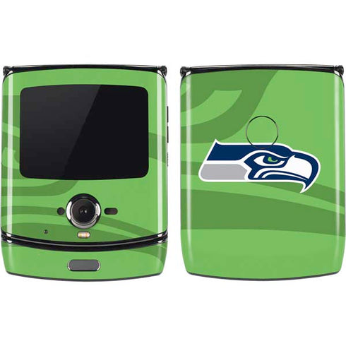 NFL Seattle Seahawks Double Vision Motorola RAZR Skin