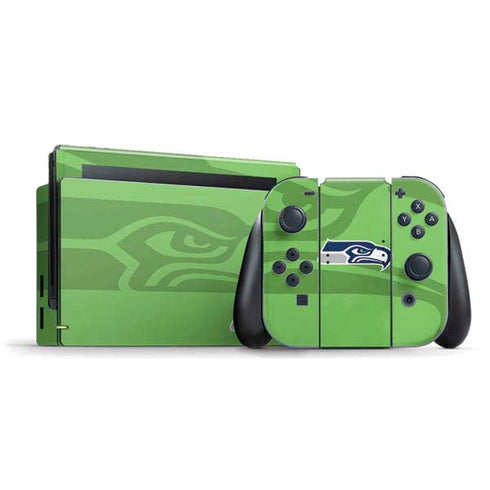 NFL Seattle Seahawks Double Vision Nintendo Switch Bundle Skin