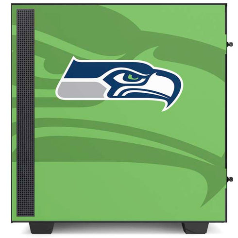 NFL Seattle Seahawks Double Vision NZXT H510 Compact ATX Mid-Tower Case Skin