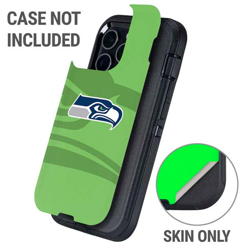NFL Seattle Seahawks Double Vision Otterbox Defender iPhone Skin