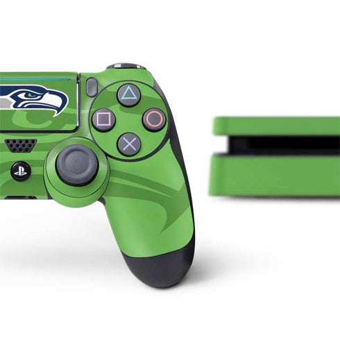 NFL Seattle Seahawks Double Vision PS4 Slim Bundle Skin