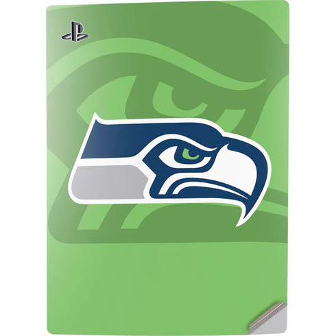 NFL Seattle Seahawks Double Vision PS5 Digital Edition Console Skin