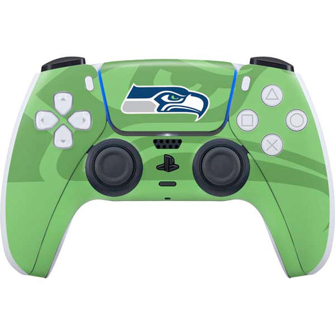 NFL Seattle Seahawks Double Vision PS5 Controller Skin