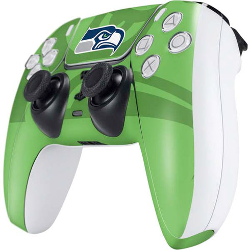 NFL Seattle Seahawks Double Vision PS5 Controller Skin