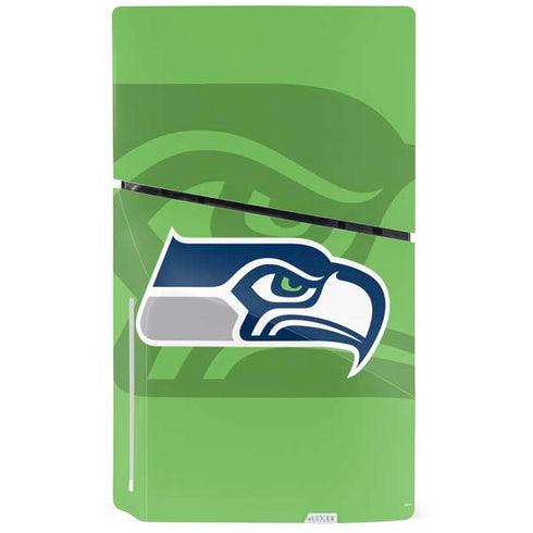 NFL Seattle Seahawks Double Vision PS5 Slim Disk Console Skin