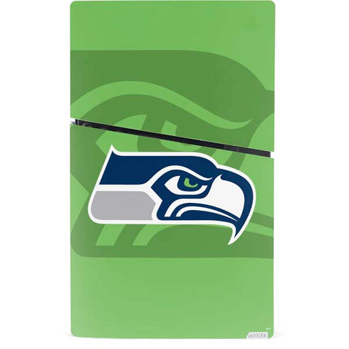NFL Seattle Seahawks Double Vision PS5 Slim Digital Edition Console Skin