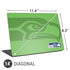 NFL Seattle Seahawks Double Vision Universal Laptop 14in (11.4 x 8.2in) Skin