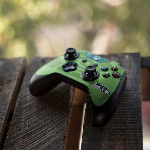 NFL Seattle Seahawks Double Vision Xbox One Controller Skin