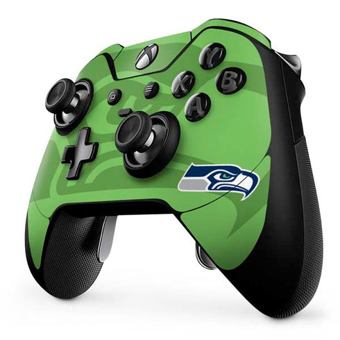 NFL Seattle Seahawks Double Vision Xbox One Elite Controller Skin