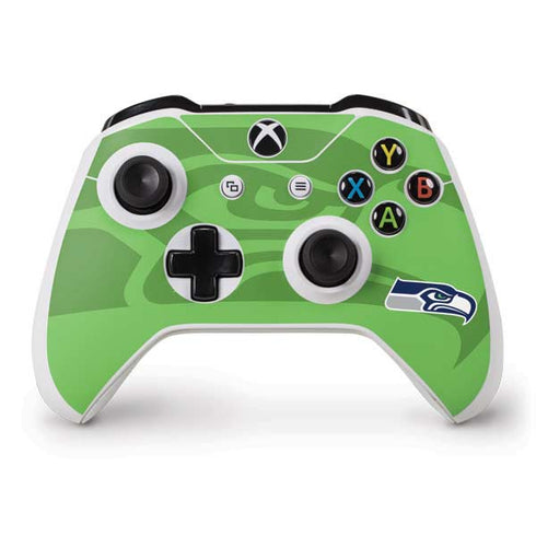 NFL Seattle Seahawks Double Vision Xbox One S Controller Skin