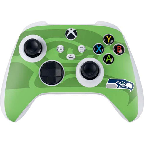 NFL Seattle Seahawks Double Vision Xbox Series S Controller Skin