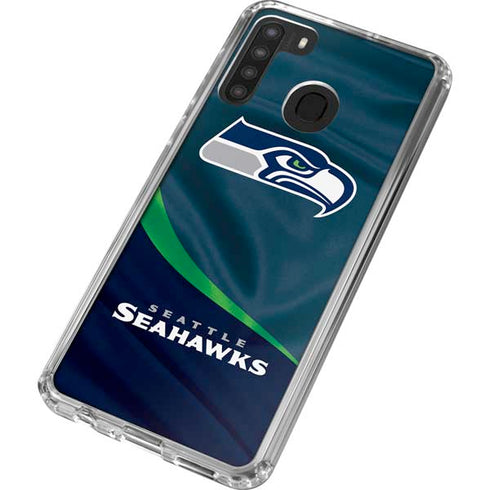 NFL Seattle Seahawks Galaxy A21 Clear Case