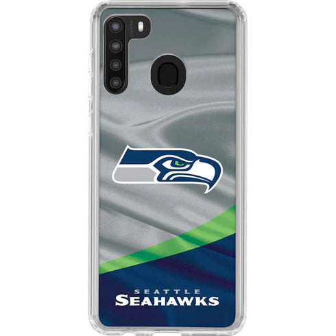 NFL Seattle Seahawks Galaxy A21 Clear Case