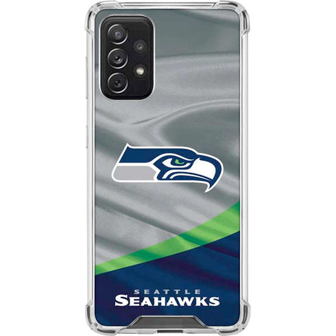 NFL Seattle Seahawks Galaxy A72 5G Clear Case