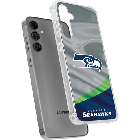 NFL Seattle Seahawks Galaxy S24 Plus Clear Case