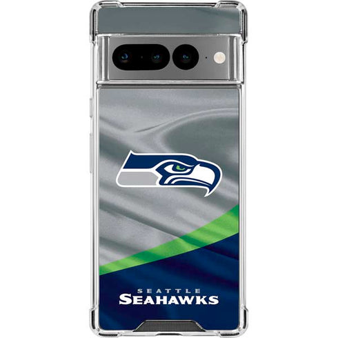 NFL Seattle Seahawks Google Pixel 7 Pro Clear Case
