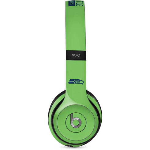 NFL Seattle Seahawks Green Performance Series Beats Solo 2 Wired Skin