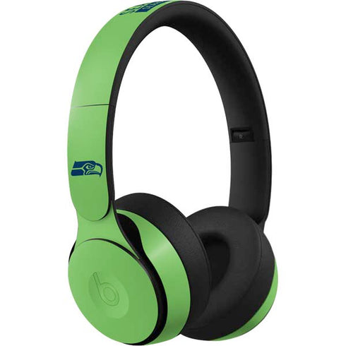 NFL Seattle Seahawks Green Performance Series Beats Solo Pro Skin