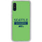 NFL Seattle Seahawks Green Performance Series Galaxy A10e Clear Case