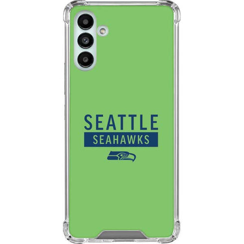NFL Seattle Seahawks Green Performance Series Galaxy A13 5G Clear Case